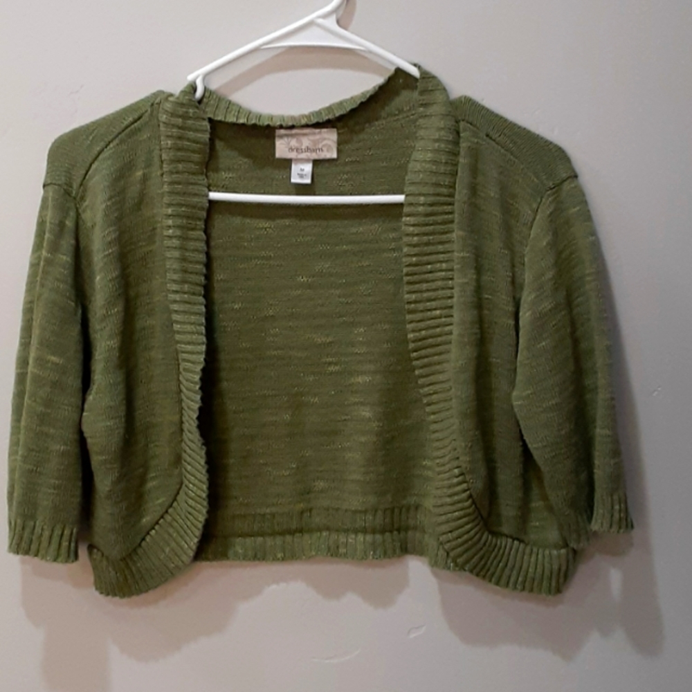 Green sweater size medium women's